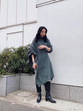 たなかまいさん(レディース・169cm)の冬コーディネート