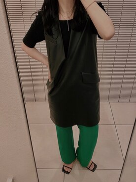 「MM6 Maison Margiela（ｴﾑｴﾑｼｯｸｽ ﾒｿﾞﾝ ﾏﾙｼﾞｪﾗ）のアイテム（ワンピース/ドレス）」を使った、たなかまいさん（レディース・169cm）の春コーディネート