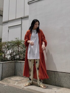 「BY MALENE BIRGER（バイマレーネビルガー）のアイテム」を使った、たなかまいさん（レディース・169cm）の夏コーディネート