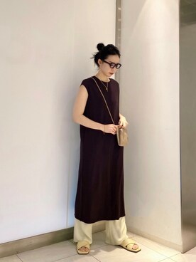 たなかまいさん（レディース・169cm）の夏コーディネート