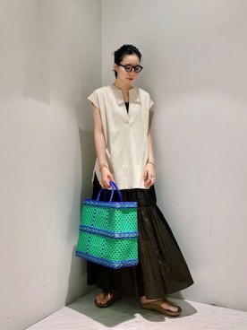 たなかまいさん(レディース・169cm)の夏コーディネート