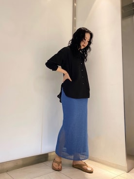 たなかまいさん（レディース・169cm）の夏コーディネート