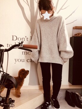 KUUTAさん（レディース・159cm）の冬コーディネート