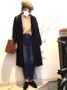 KUUTAさん（レディース・159cm）の冬コーディネート