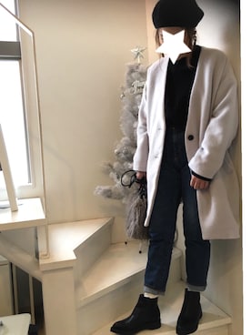 KUUTAさん（レディース・159cm）の冬コーディネート