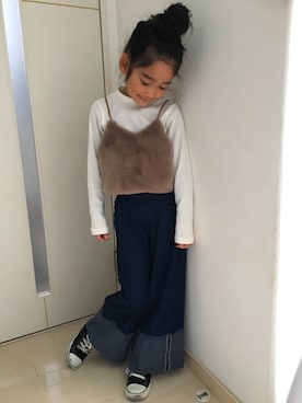 KUUTAさん（キッズ・129cm）の冬コーディネート