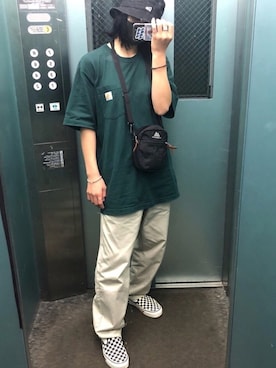 「古着女子」｜「アイテム（スリッポン）」を使った、るぅもすさん（レディース・166cm）の秋コーディネート