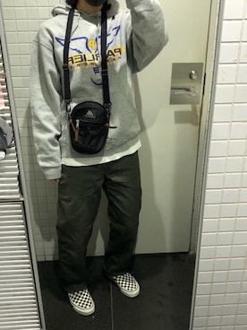 「古着女子」｜「アイテム（スリッポン）」を使った、るぅもすさん（レディース・166cm）の秋コーディネート