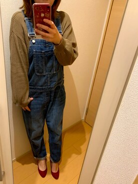 GAP(ギャップ)の「リラックスデニム サロペット(サロペット