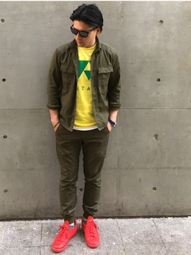「RUSTICDIME（ラスティックダイム）のアイテム」を使った、KO_Gさん（メンズ・173cm）の春コーディネート