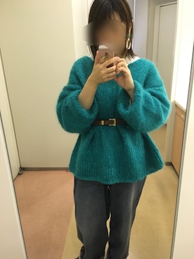 「mici（ミチ）のアイテム（トップス）」を使った、だれかさん（レディース・155cm）の秋コーディネート