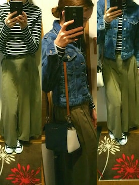 「CONVERSE（コンバース）のCONVERSE ALL STAR　ハイカットスニーカー（スニーカー）」を使った、i_am.sさん（レディース・159cm）の春コーディネート