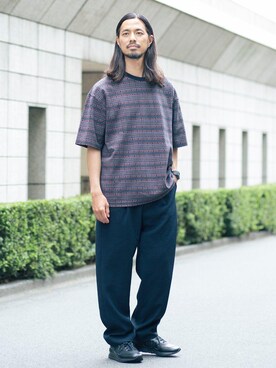 Tomoyoshi Tsuchiyaさん(メンズ・175cm)の夏コーディネート