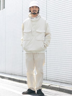 Tomoyoshi Tsuchiyaさん（メンズ・175cm）の春コーディネート