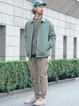 Tomoyoshi Tsuchiyaさん（メンズ・175cm）の春コーディネート