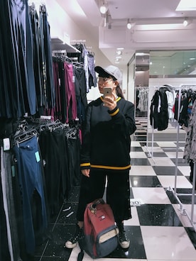 「BEAMS WOMEN（ビームス　ウィメン）のアイテム（つなぎ/オールインワン）」を使った、AKIさん（レディース・164cm）の秋コーディネート