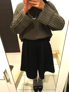 「reca（レカ）のアイテム（チェスターコート）」を使った、YuimarLさん（レディース・163cm）の冬コーディネート