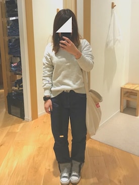 「Marc by Marc Jacobs（マークバイマークジェイコブス）のアイテム（ピアス（両耳用））」を使った、tsubasaさん（レディース・154cm）の春コーディネート