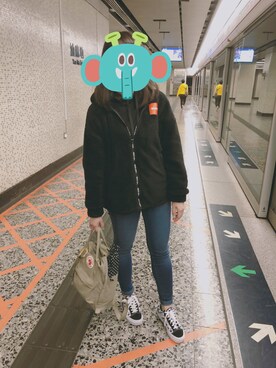 「:CHOCOOLATEのアイテム（ジャケット/アウター）」を使った、V A L E N T I N E♡さん（レディース・154cm）の冬コーディネート