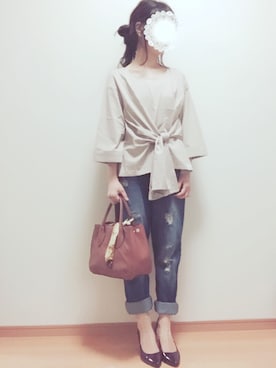 「Discoat」｜machikaさん（レディース・157cm）の冬コーディネート