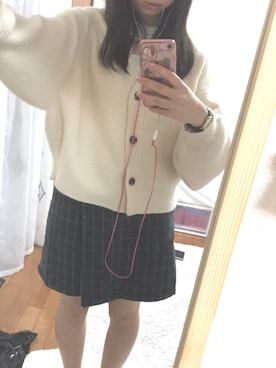 「179/WG NICOLE CLUB（イチナナキュウ/ダブルジー）のアイテム（その他アウター）」を使った、あんにゃんさん（レディース・163cm）の秋コーディネート