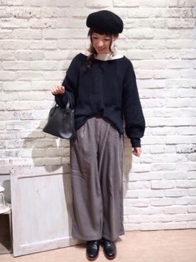 いっしき🐻さん（レディース・163cm）の秋コーディネート