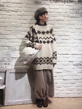 いっしき🐻さん（レディース・163cm）の秋コーディネート