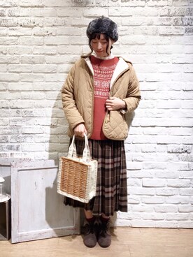 いっしき🐻さん(レディース・163cm)の冬コーディネート