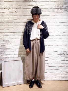 いっしき🐻さん（レディース・163cm）の冬コーディネート