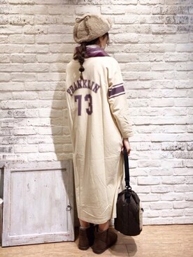 いっしき🐻さん（レディース・163cm）の冬コーディネート