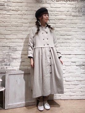 「TSUHARU by Samansa Mos2（ツハルバイサマンサモスモス）のアイテム（帽子）」を使った、いっしき🐻さん（レディース・163cm）の冬コーディネート