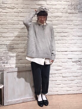 いっしき🐻さん（レディース・163cm）の冬コーディネート