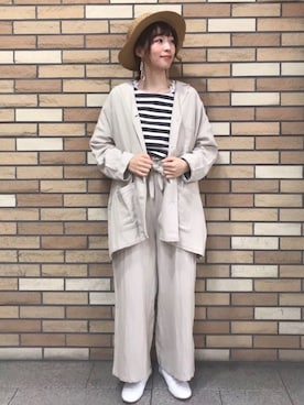 いっしき🐻さん（レディース・163cm）の春コーディネート