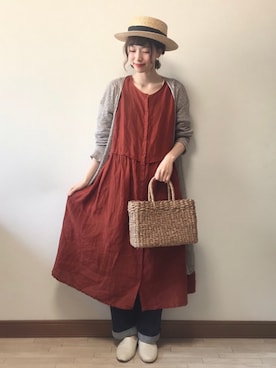 いっしき🐻さん（レディース・163cm）の春コーディネート