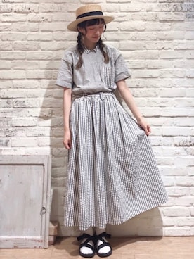 「アイテム（その他）」を使った、いっしき🐻さん（レディース・163cm）の夏コーディネート