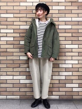 いっしき🐻さん（レディース・163cm）の冬コーディネート