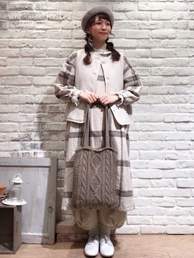 いっしき🐻さん（レディース・163cm）の冬コーディネート