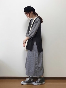 いっしき🐻さん（レディース・163cm）の春コーディネート