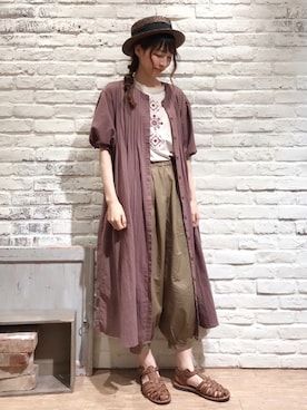 いっしき🐻さん（レディース・163cm）の夏コーディネート