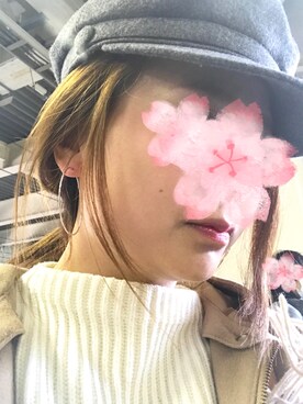 「アイテム（ダウンジャケット/コート）」を使った、yumyumyumさん（レディース・159cm・20代）の春コーディネート