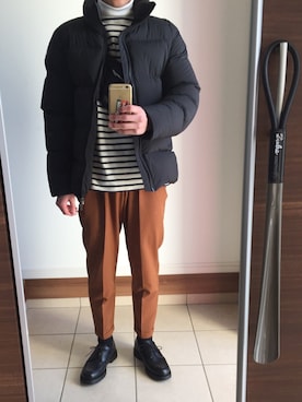 ショウユー。さん（メンズ・173cm）の冬コーディネート