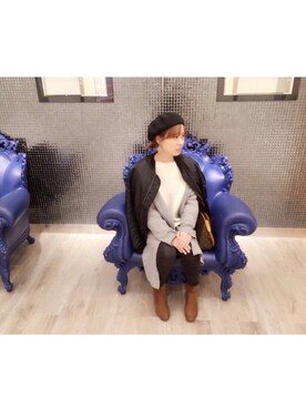 にゃーこさん（レディース・160cm）の冬コーディネート