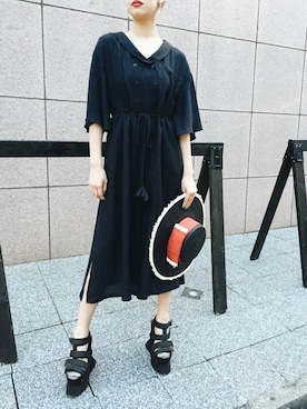 「PAMEO POSE（パメオポーズ）のアイテム」を使った、PAMEO POSEさん（レディース・171cm）の春コーディネート