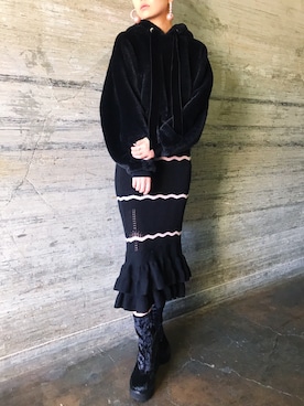 「PAMEO POSE」｜「アイテム（ジャージ）」を使った、PAMEO POSEさん（レディース・160cm）の冬コーディネート