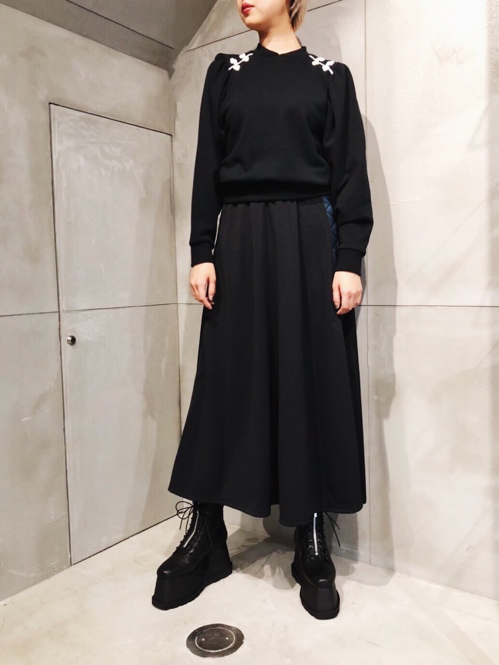 PAMEO POSE China Puff Pullover チャイナスウェット PAMEO POSE China Puff Pullover チャイナスウェット トップス