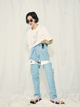 PAMEO POSEさん（レディース・171cm）の春コーディネート