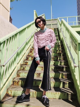 PAMEO POSEさん（レディース・172cm）の春コーディネート