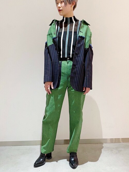 PAMEO POSE（パメオポーズ）の「Hybrid Denim Jacket（デニム 