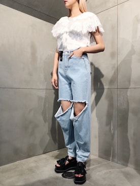 PAMEO POSEさん（レディース・171cm）の夏コーディネート