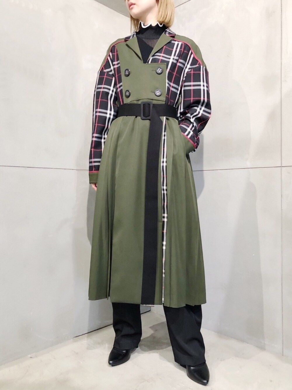 PAMEO POSE（パメオポーズ）の「Mix Dress Coat（その他アウター